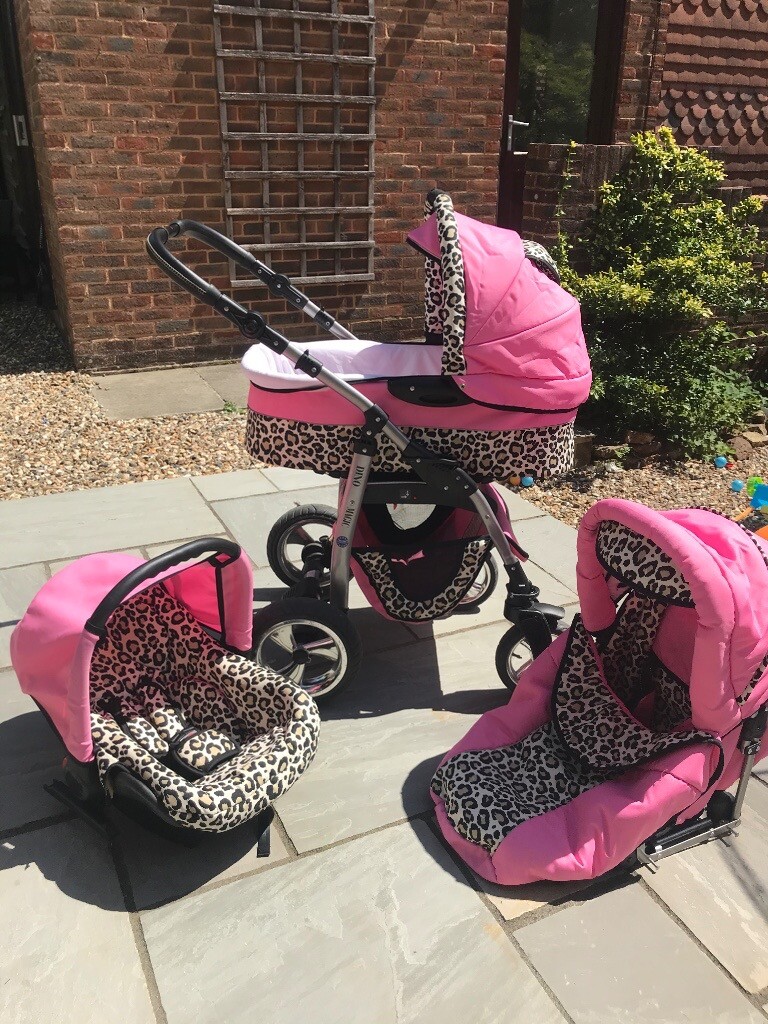 leopard print travel system